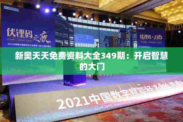 新奥天天免费资料大全349期：开启智慧的大门