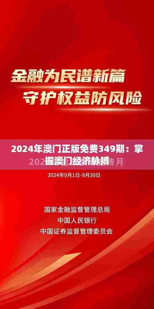 2024年澳门正版免费349期：掌握澳门经济脉搏