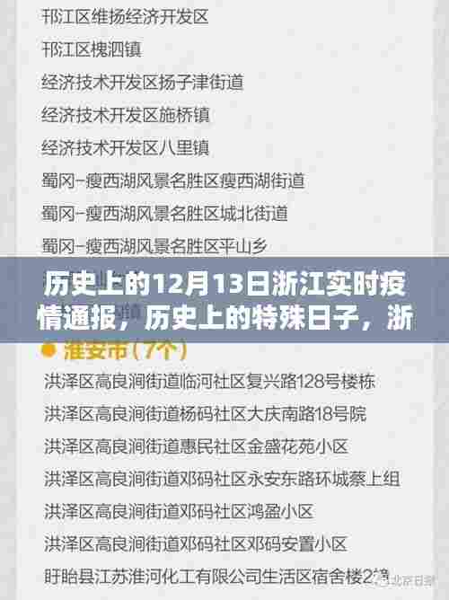 历史上的特殊日子,浙江疫情通报回顾——十二月十三日的实时疫情通报与回顾