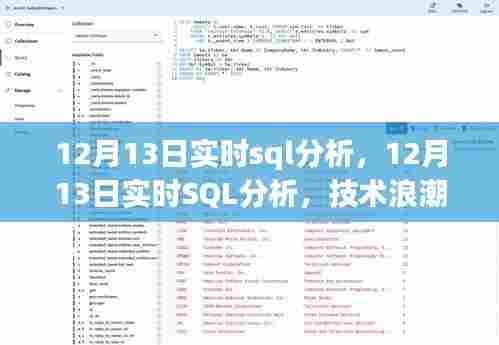 技术浪潮中的关键节点，12月13日实时SQL分析详解