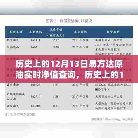 历史上的12月13日易方达原油实时净值解析与查询指南