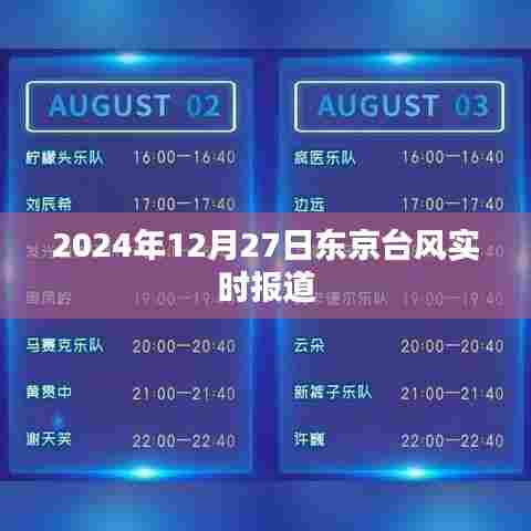 东京台风最新实时报道（2024年12月27日）