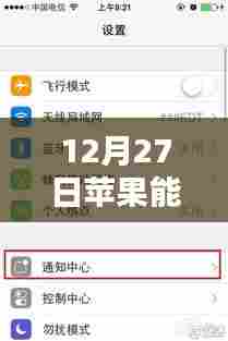 苹果实时流量显示功能最新动态，12月27日能否实现？