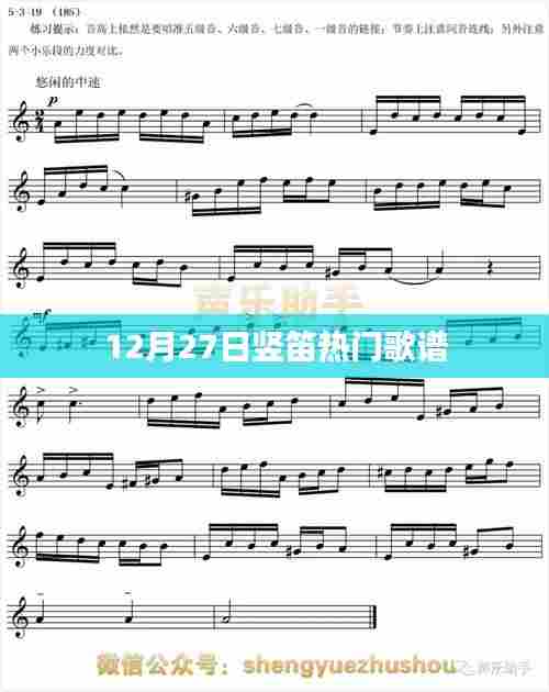 竖笛热门歌谱，精选推荐，每日更新（附歌谱）