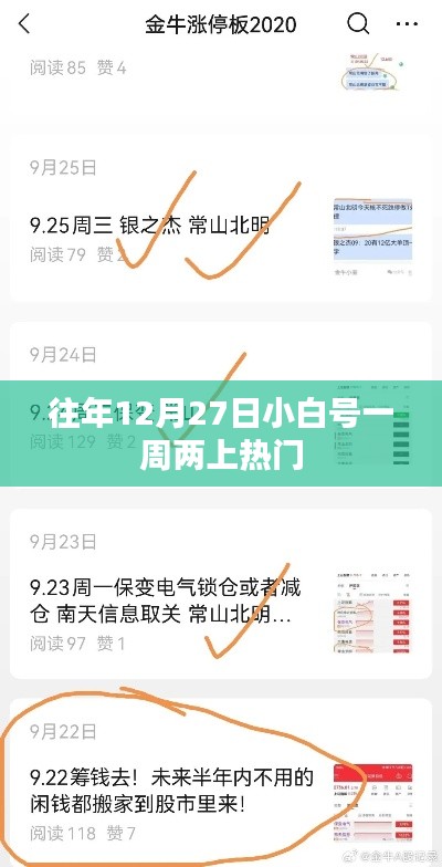 小白号一周两上热门秘诀,揭秘往年12月27日的成功秘诀