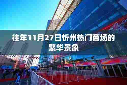 忻州11月27日商场繁华盛景回顾