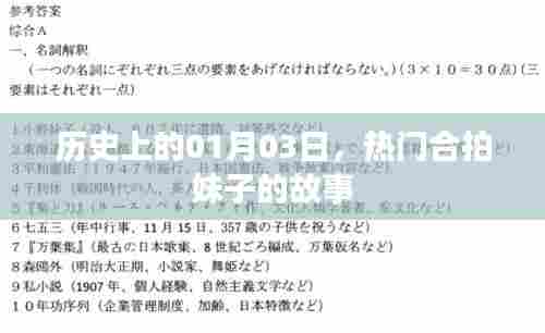 热门合拍妹子故事，历史上的这一天（一月三日）