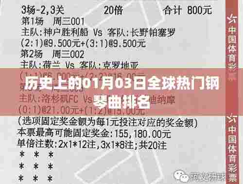 全球热门钢琴曲排名揭晓，一月三日历史回顾