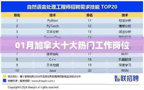 加拿大一月份十大热门工作岗位盘点