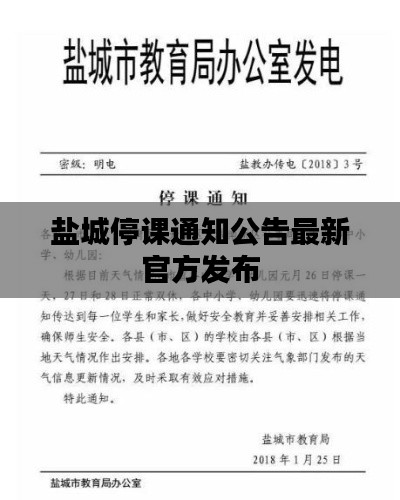 盐城停课通知公告最新官方发布