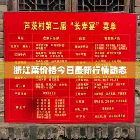 浙江菜价格今日最新行情动态