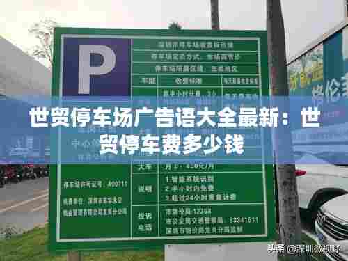 世贸停车场广告语大全最新：世贸停车费多少钱 