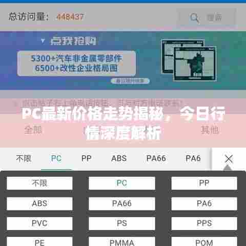 PC最新价格走势揭秘，今日行情深度解析
